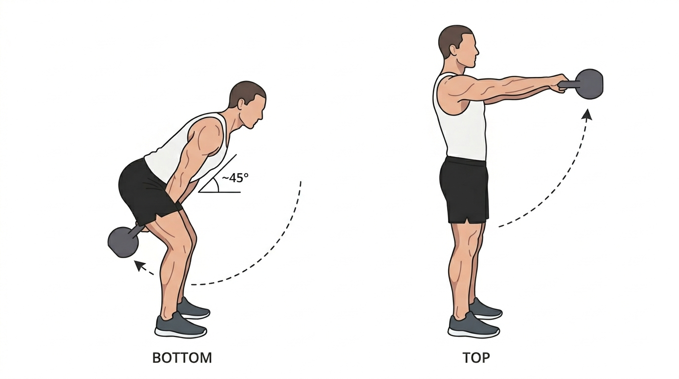 Kettlebell swing form